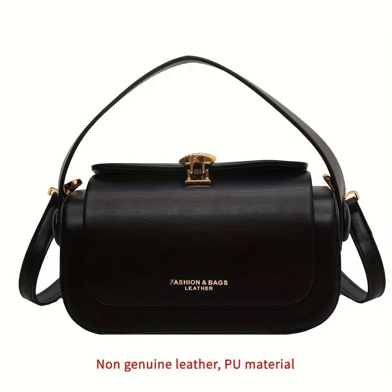 Black Cylinderbag – Strak Design with Gold Sluiting