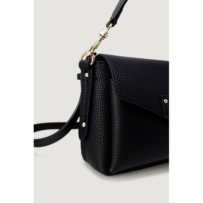 Black Brenton Flap Shoulder Bag