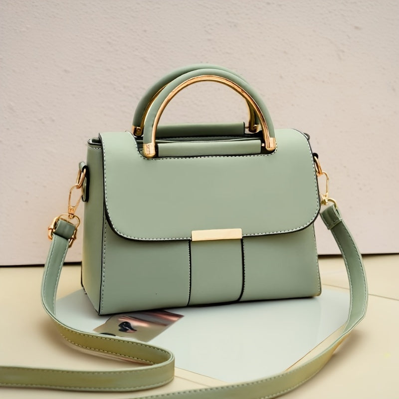 Elegant Crossbody – Lightweight Bag with Gold Handgreep