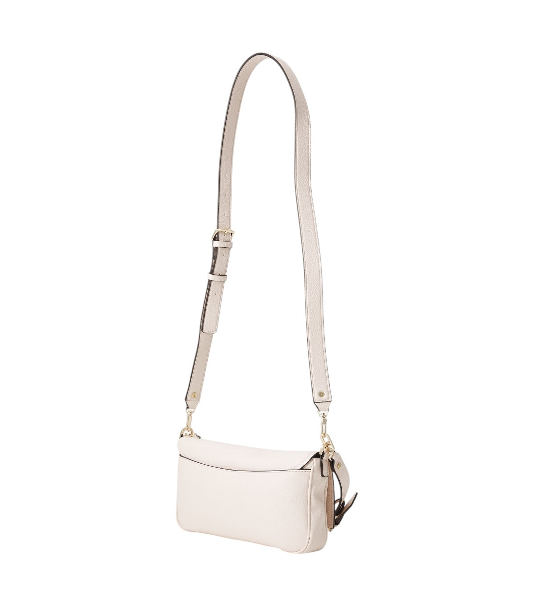 White circe flap shoulder bag