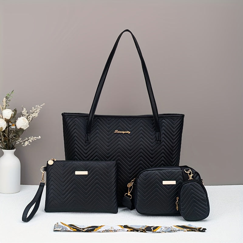 4-Delige Tassen Set – Elegant, Praktisch & Perfect voor Elke Dag