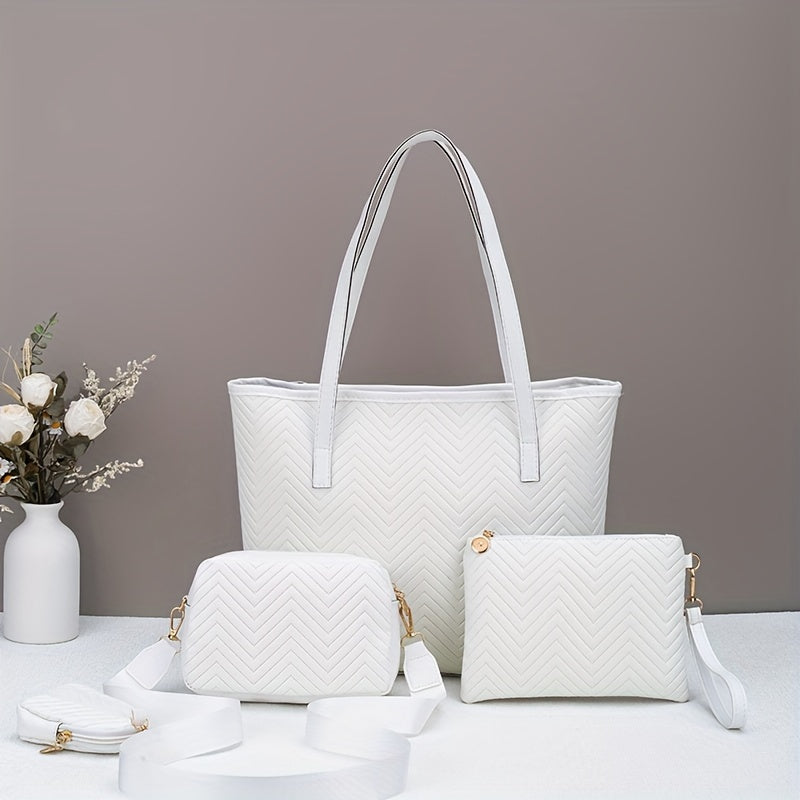 4-Delige Tassen Set – Elegant, Praktisch & Perfect voor Elke Dag