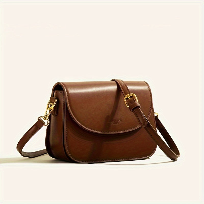 Retro Schoudertas – Elegant & Compact with gold details