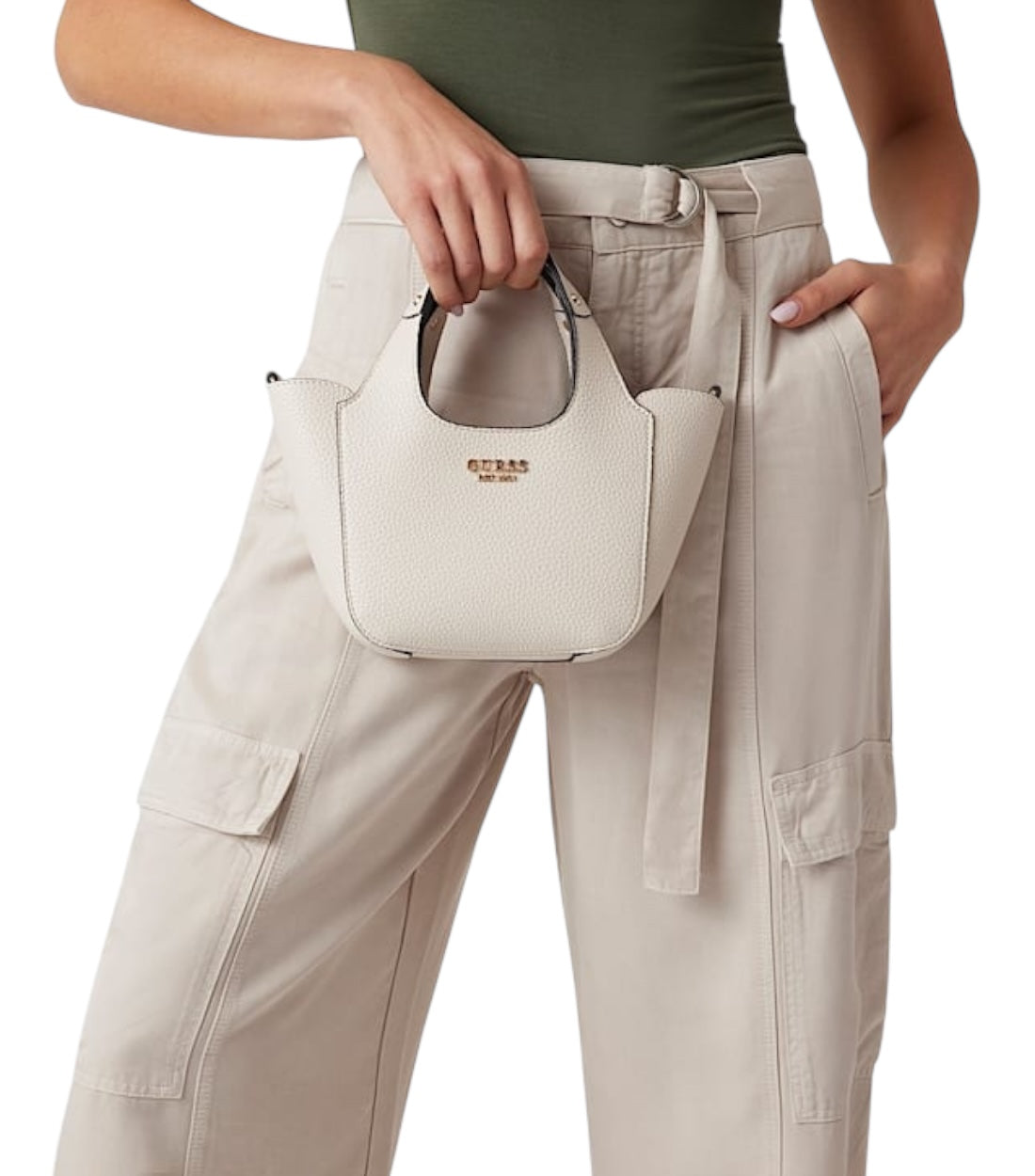 White Helina Pochette Bag