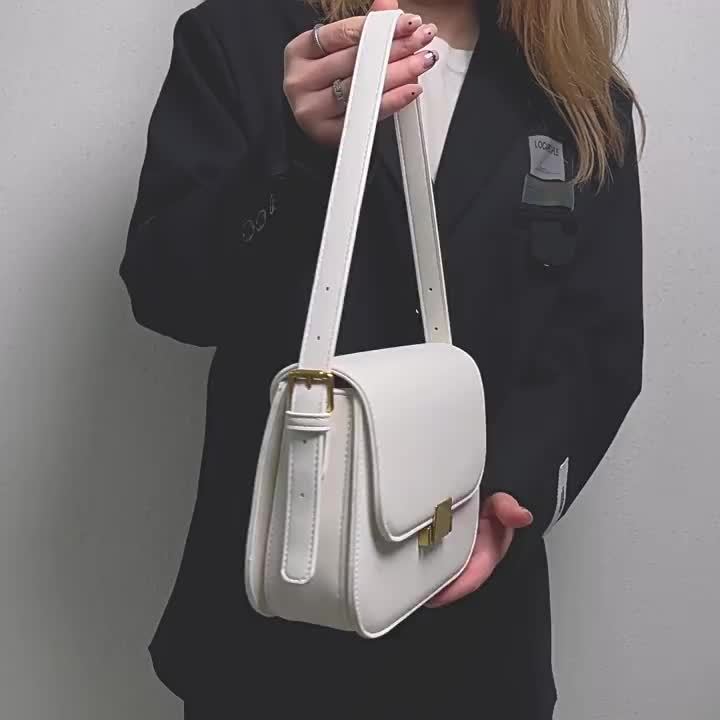 Minimalist Leren Schoudertas – Elegant & Tijdloos Design