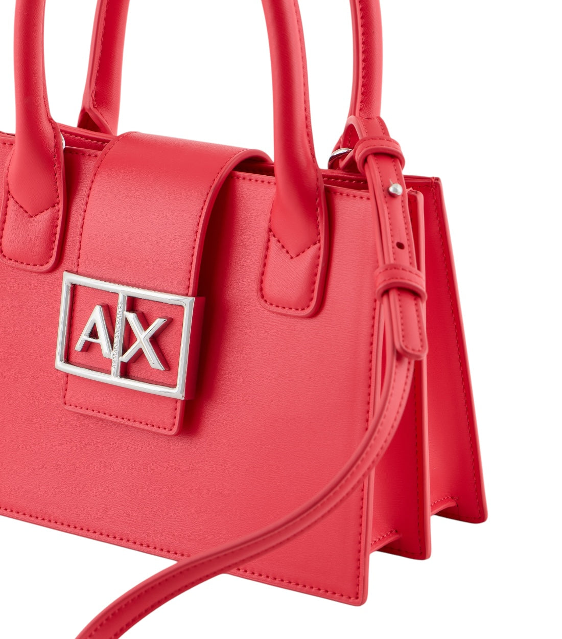 Pink small trapeze handbag