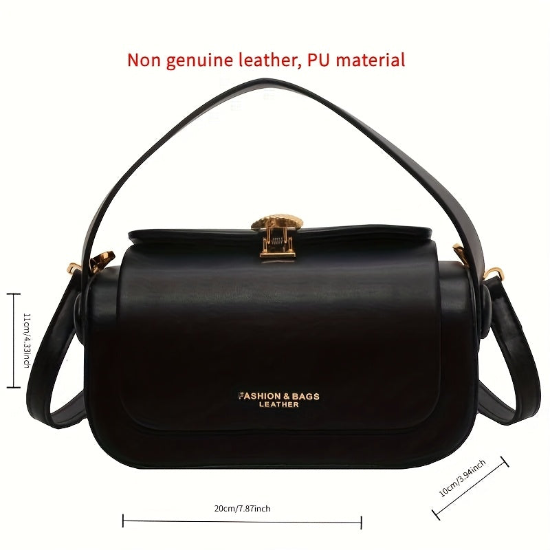 Black Cylinderbag – Strak Design with Gold Sluiting