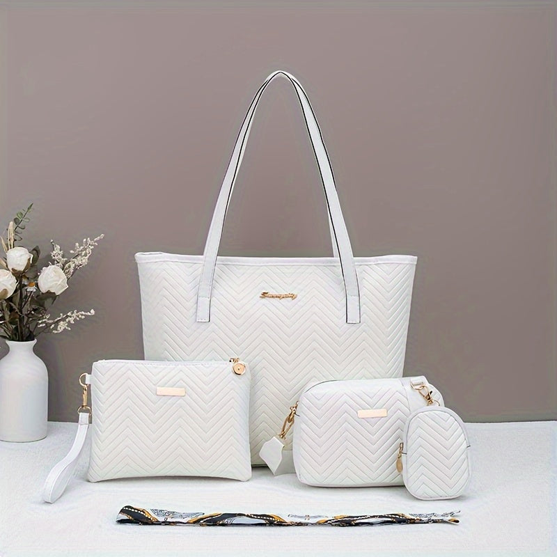 4-Delige Tassen Set – Elegant, Praktisch & Perfect voor Elke Dag