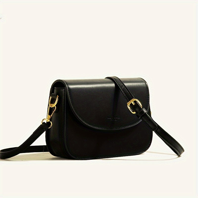 Retro Schoudertas – Elegant & Compact with gold details