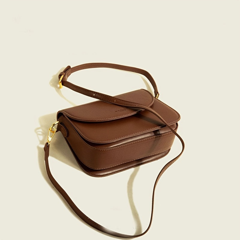 Retro Schoudertas – Elegant & Compact with gold details