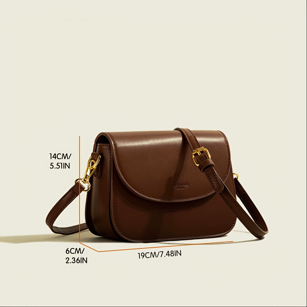 Retro Schoudertas – Elegant & Compact with gold details