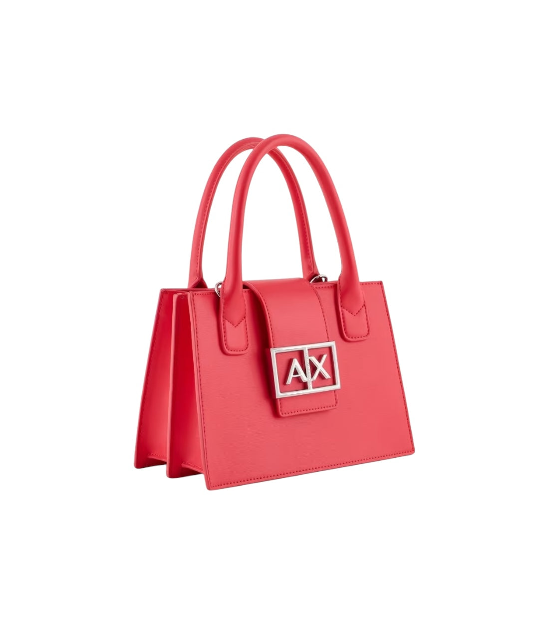 Pink small trapeze handbag
