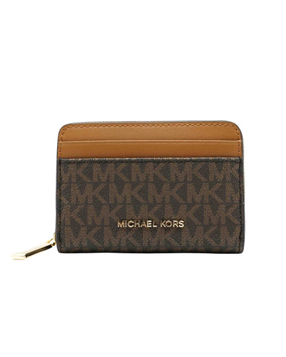 Jet Set Brown Zip Wallet