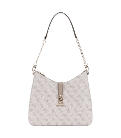 Gray zamira shoulder bag