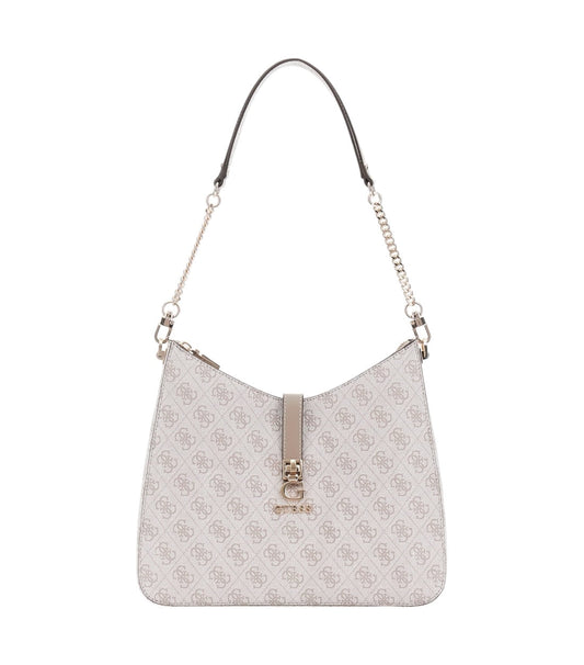 Gray zamira shoulder bag