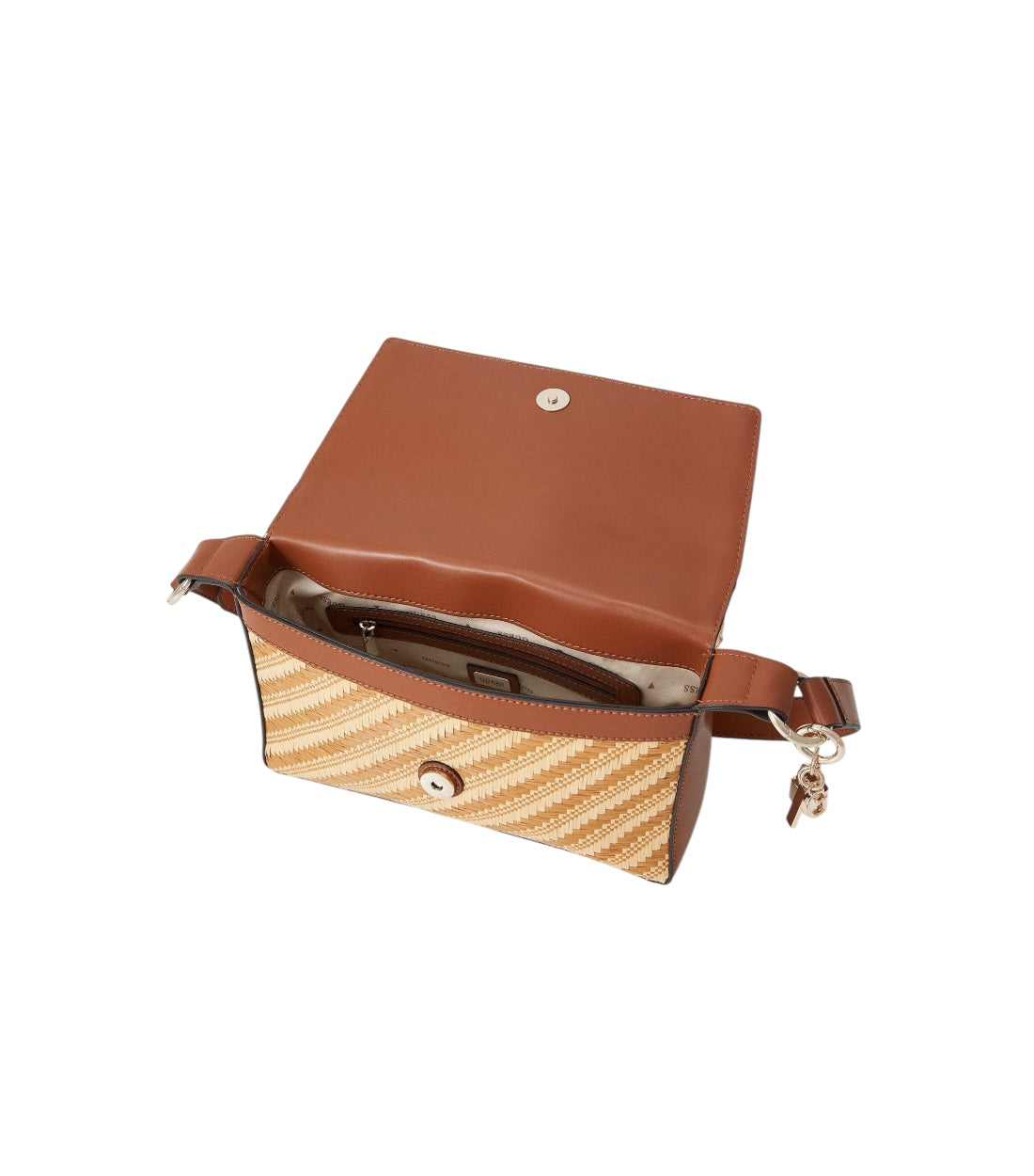 Beige simona flap bag