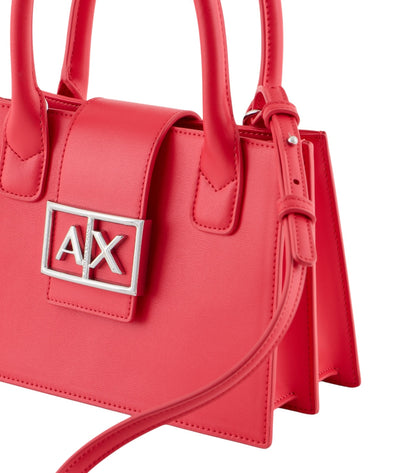 Pink small trapeze handbag