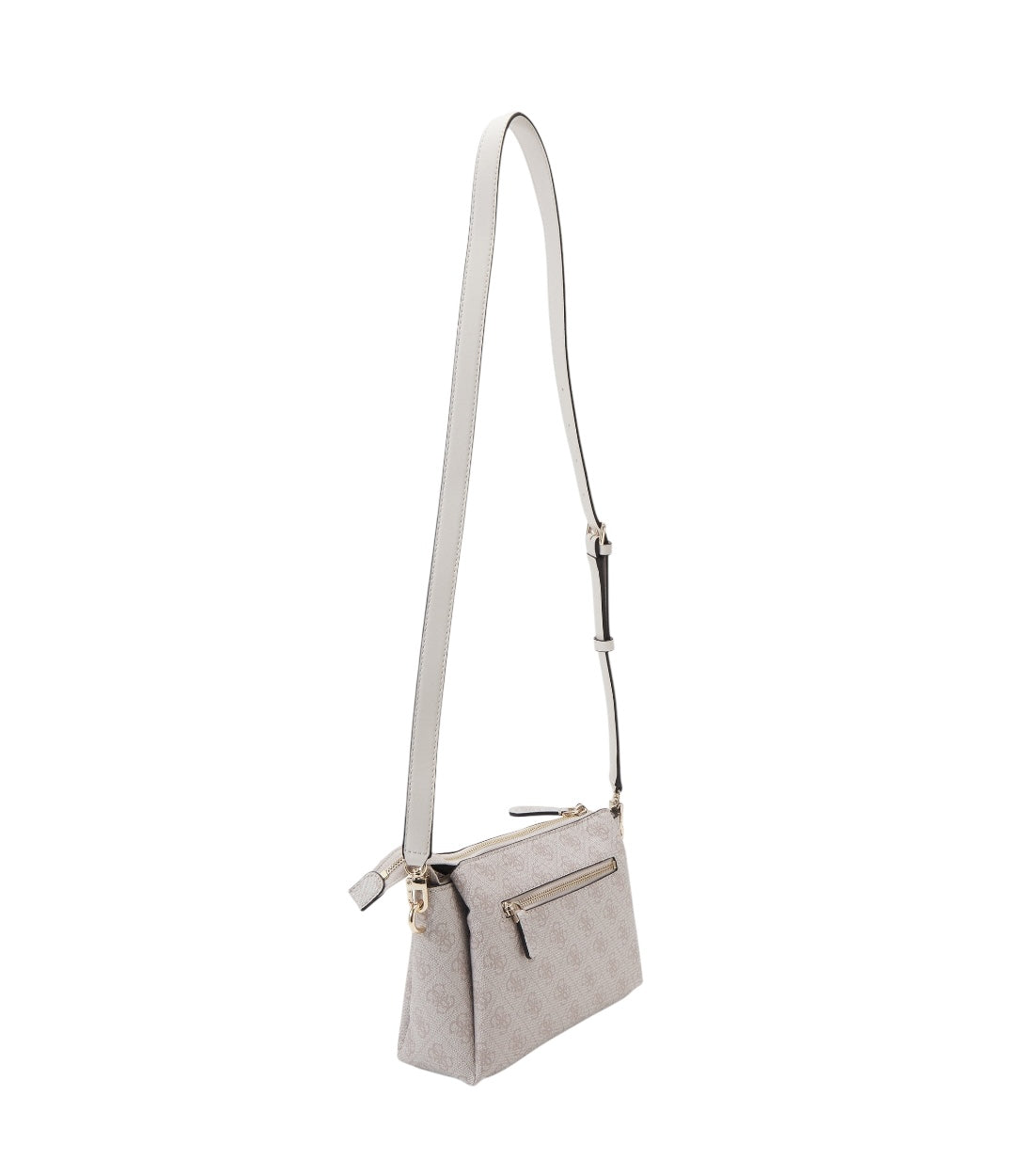Pink Noelle Tri-Compartment Xbody Shoulder Bag