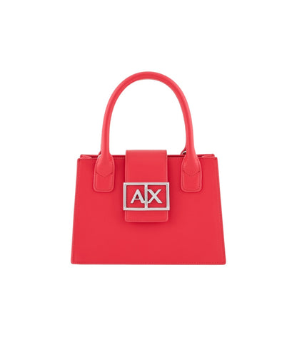 Pink small trapeze handbag