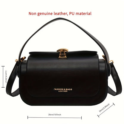 Black Cylinderbag – Strak Design with Gold Sluiting