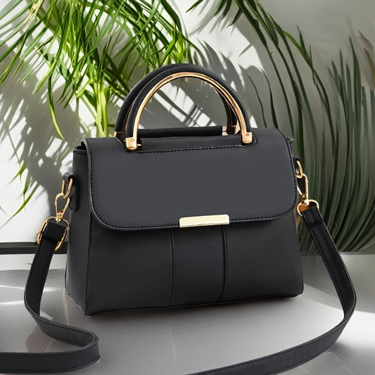 Elegant Crossbody – Lightweight Bag with Gold Handgreep