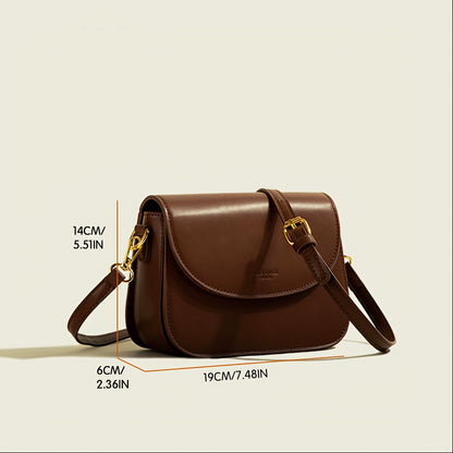 Retro Schoudertas – Elegant &amp; Compact with gold details